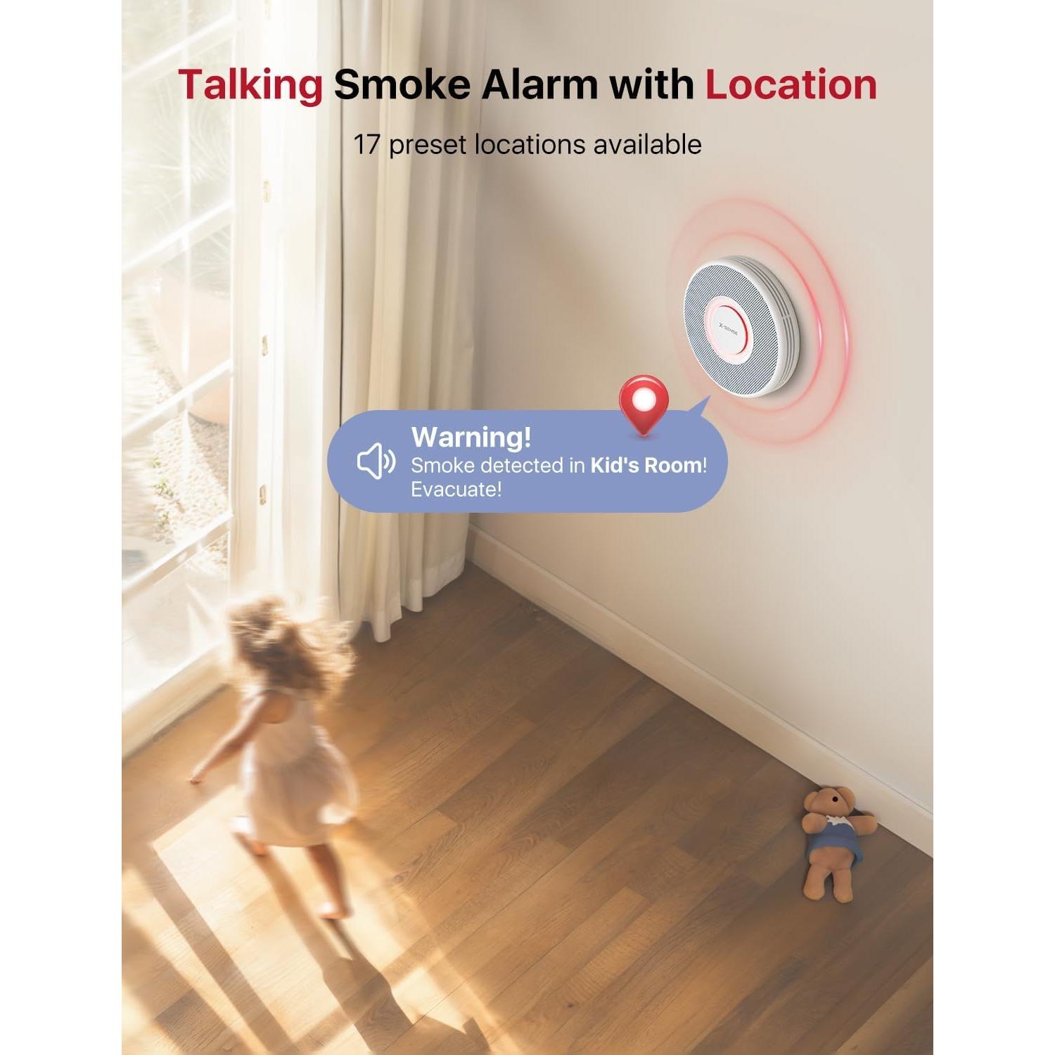 Detector de Humo Inteligente X-Sense XS0B-MR con Alerta de Voz