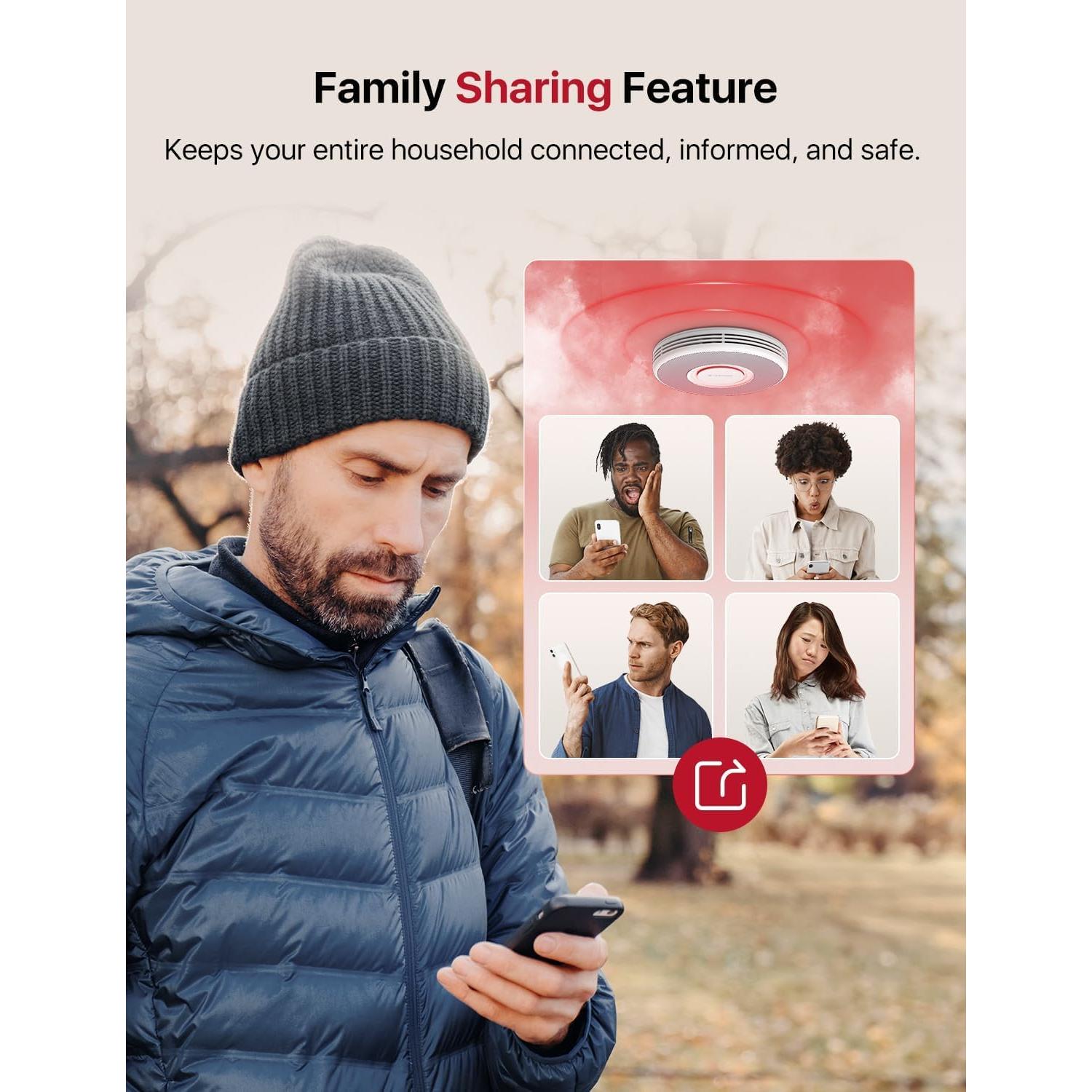 Detector de Humo Inteligente X-Sense XS0B-MR con Alerta de Voz