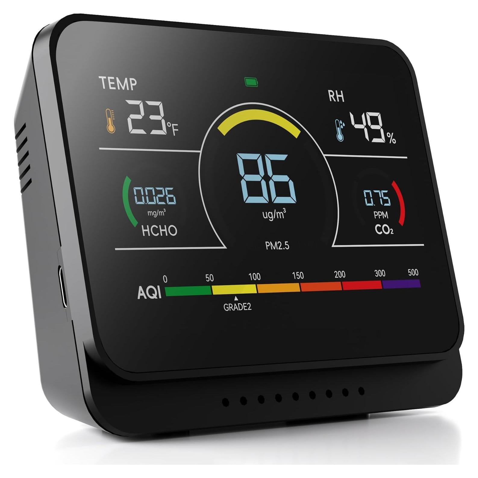 Monitor de Calidad del Aire SpeedBoost AC02 - 13 en 1, Interior