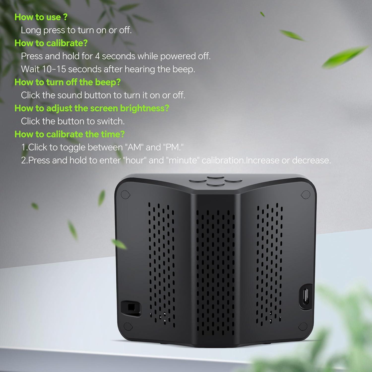 Monitor de Calidad del Aire 16 en 1 Xoopon con Alarma Beep