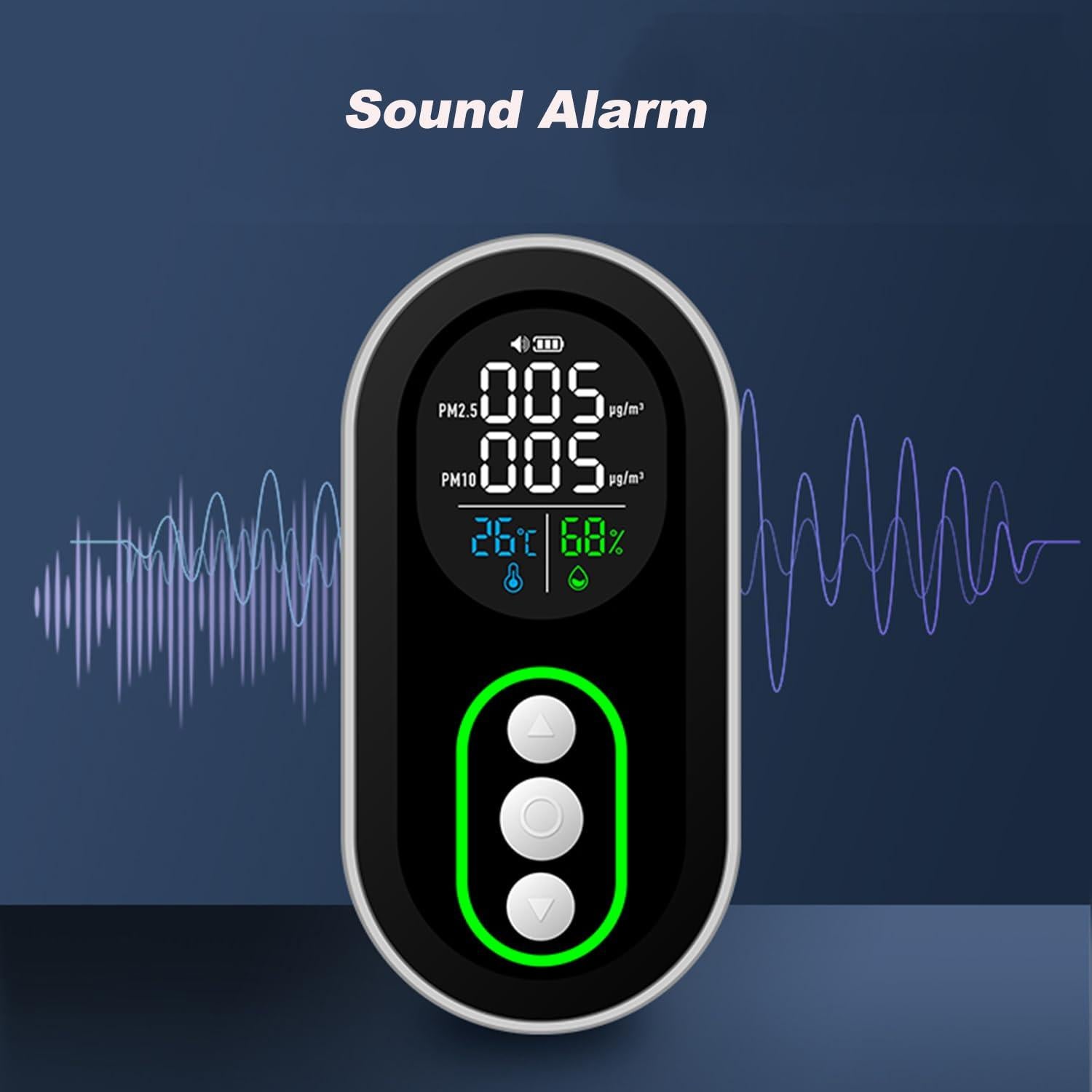 Monitor de Calidad del Aire Protmex PTH-26PM - PM2.5, PM10, Temperatura y Humedad