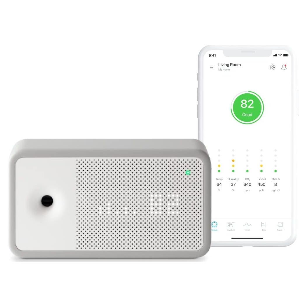Monitor de Calidad del Aire Awair Element - Blanco Gris