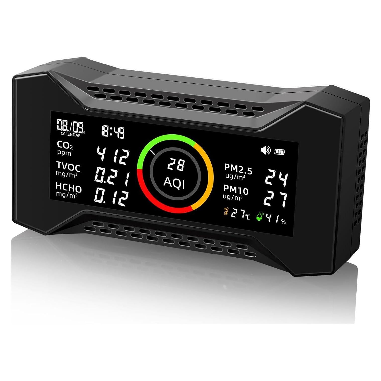 Monitor de Calidad del Aire Simbow CF-20 DL 7-en-1 PM2.5 CO2