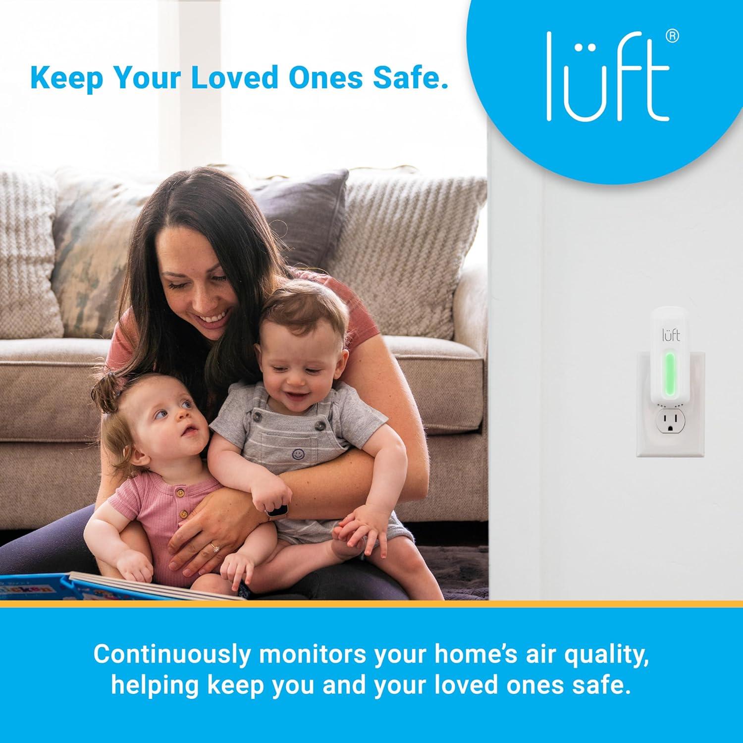 Monitor de Calidad del Aire Lüft SunRADON - Wi-Fi, Portátil