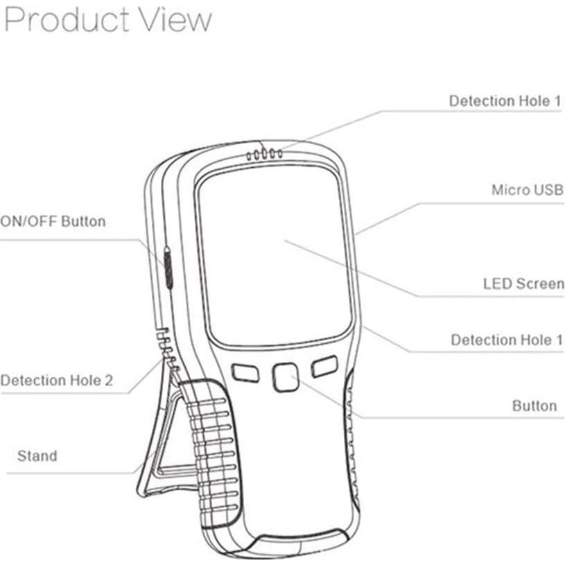 Monitor de Calidad del Aire EG con PM2.5 y TVOC - Portátil
