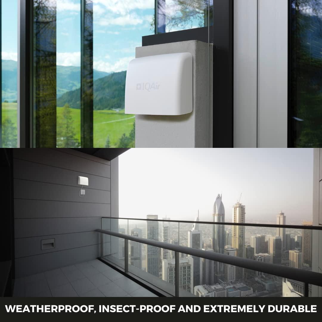 Monitor de Calidad del Aire IQAir AirVisual Outdoor - PM1, PM2.5, CO2