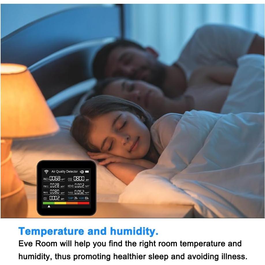 Monitor de Calidad del Aire CIS 2CO10 14-en-1 Temperatura y Humedad