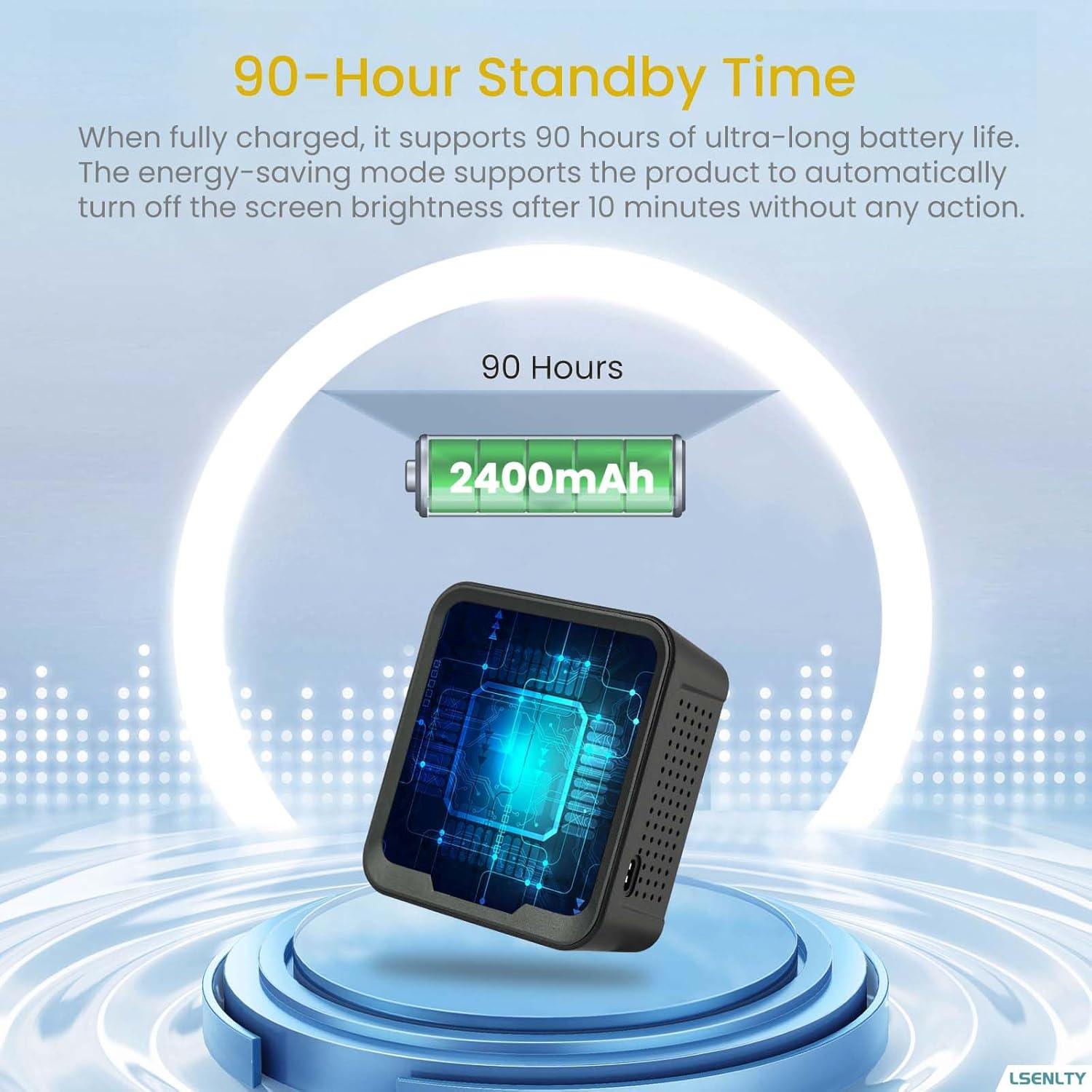 Detector de Monóxido de Carbono LSENLTY 3 en 1 con Pantalla LCD