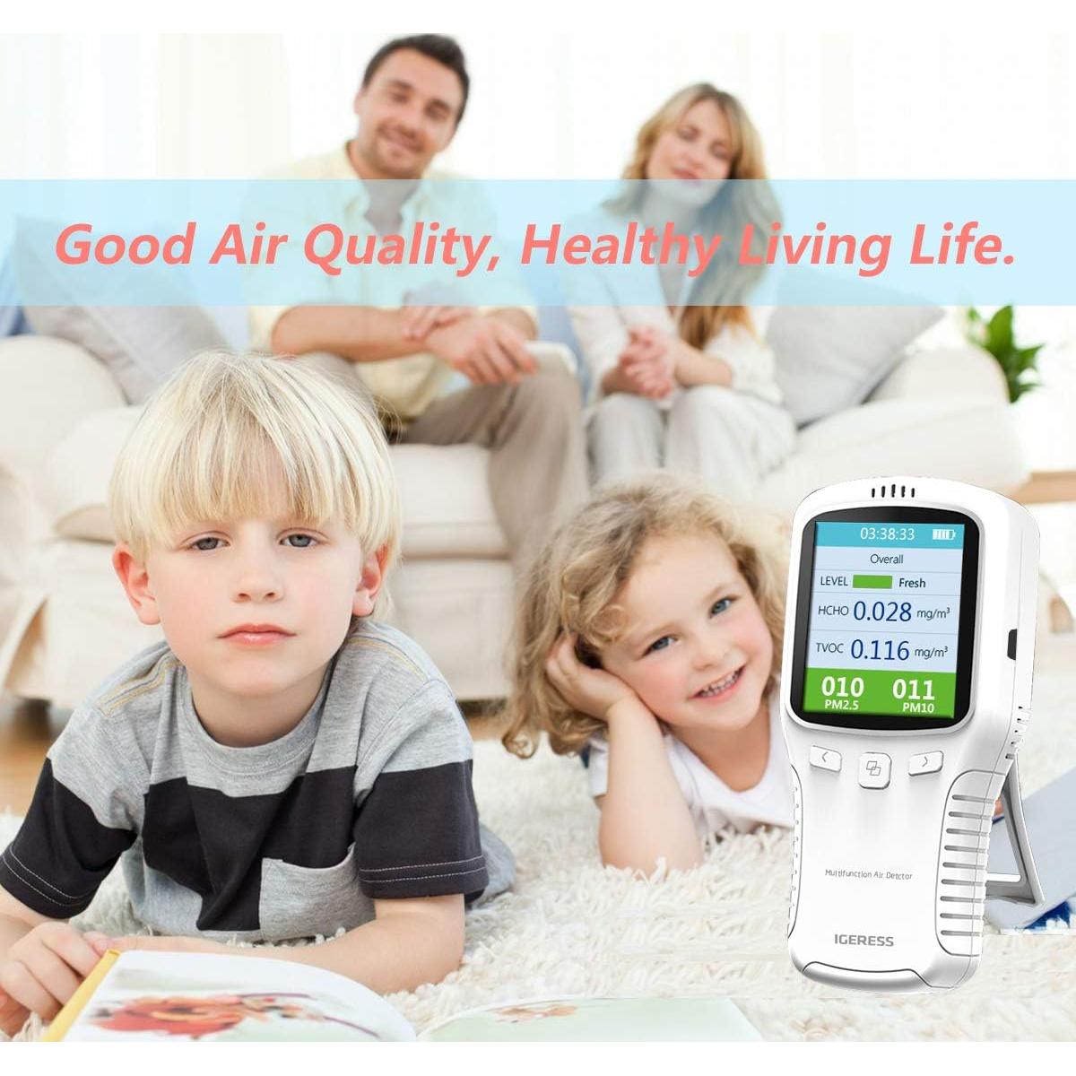 Monitor de Calidad del Aire IGERESS WP6932 HCHO CO2 PM2.5