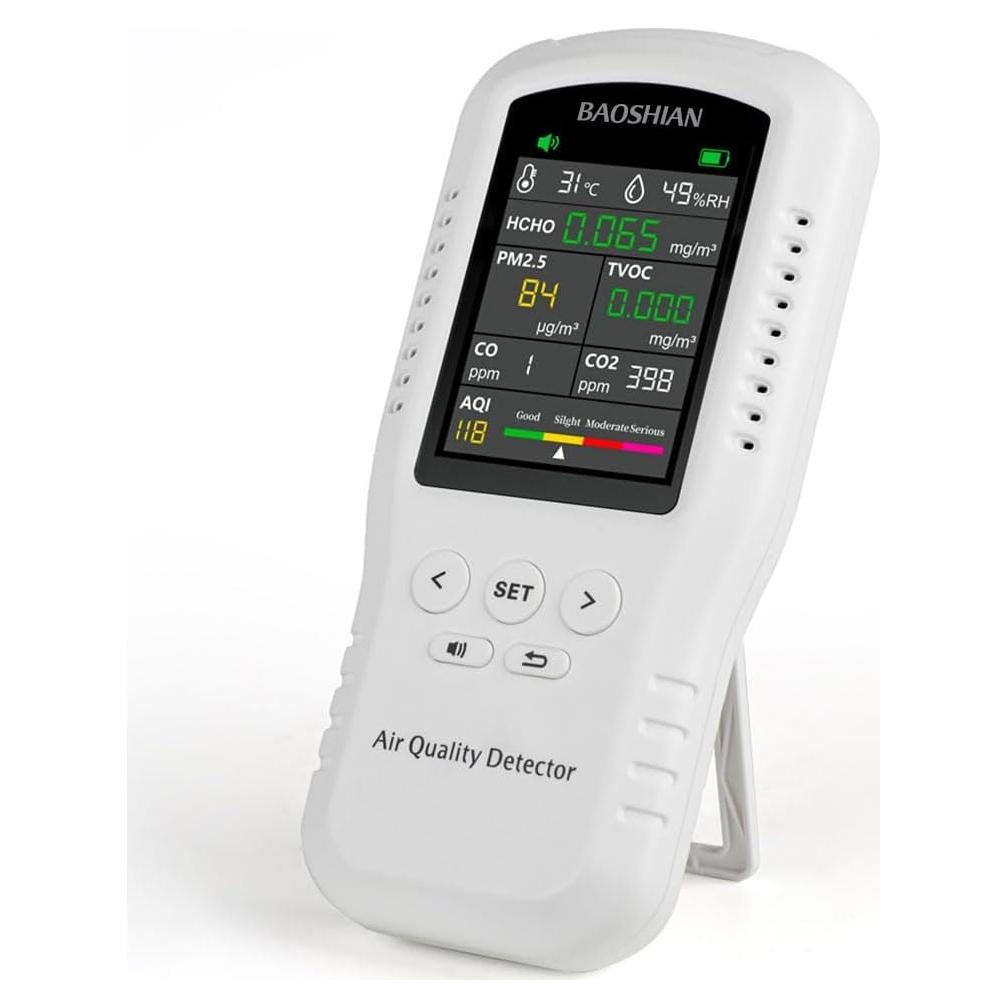 Monitor de Calidad del Aire MOESAPU TZ-01 HCHO TVOC PM2.5 CO2