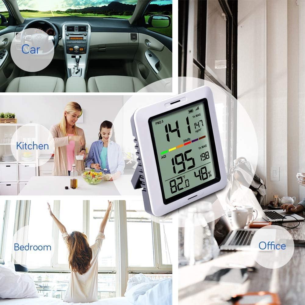 Monitor de Calidad del Aire Ecowitt WH0290 PM2.5 Interior Exterior