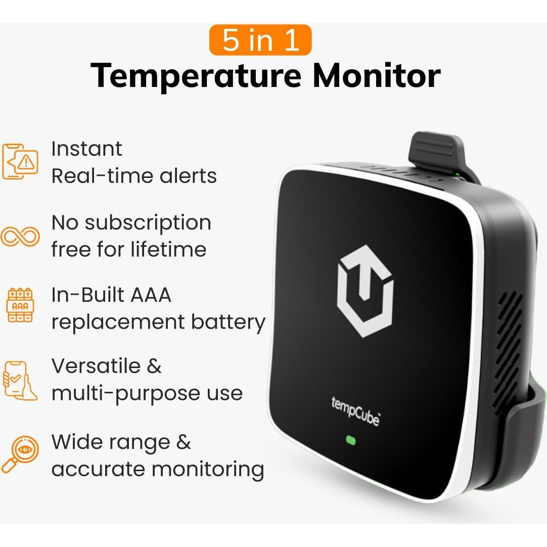Sensor de Temperatura y Humedad WiFi tempCube Lite+