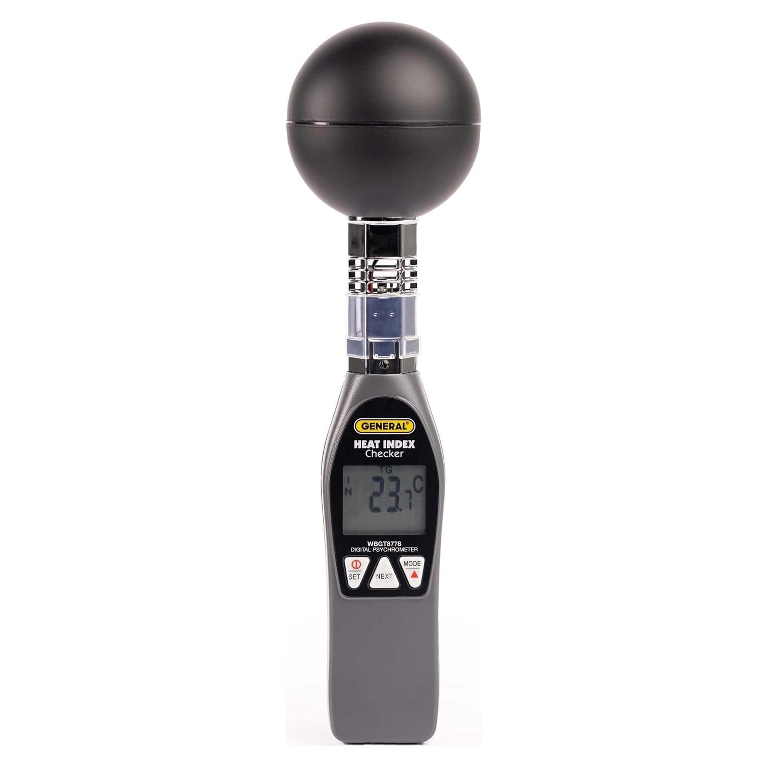 Monitor de Índice de Calor General Tools WBGT8778 Deluxe 0-50°C