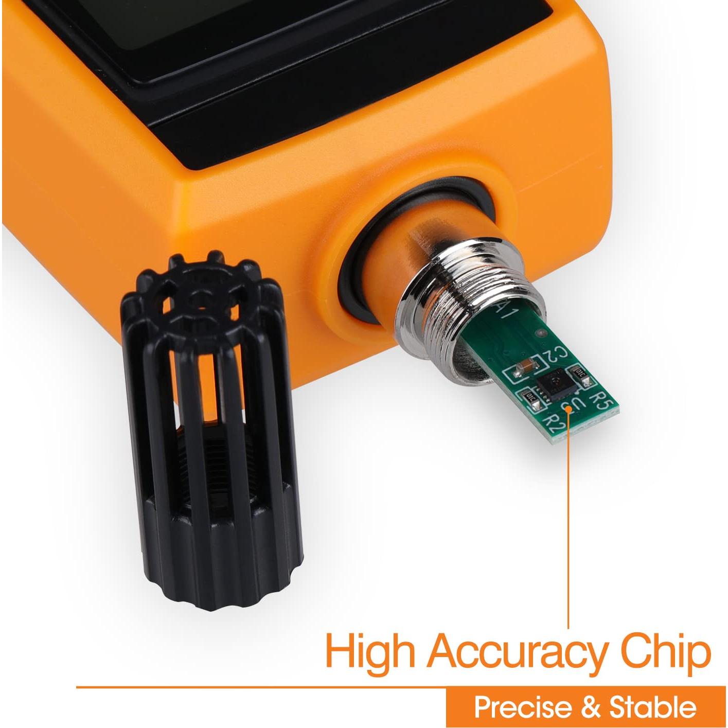 Medidor de Humedad Digital XRCLIF con Termómetro -30 a 60°C