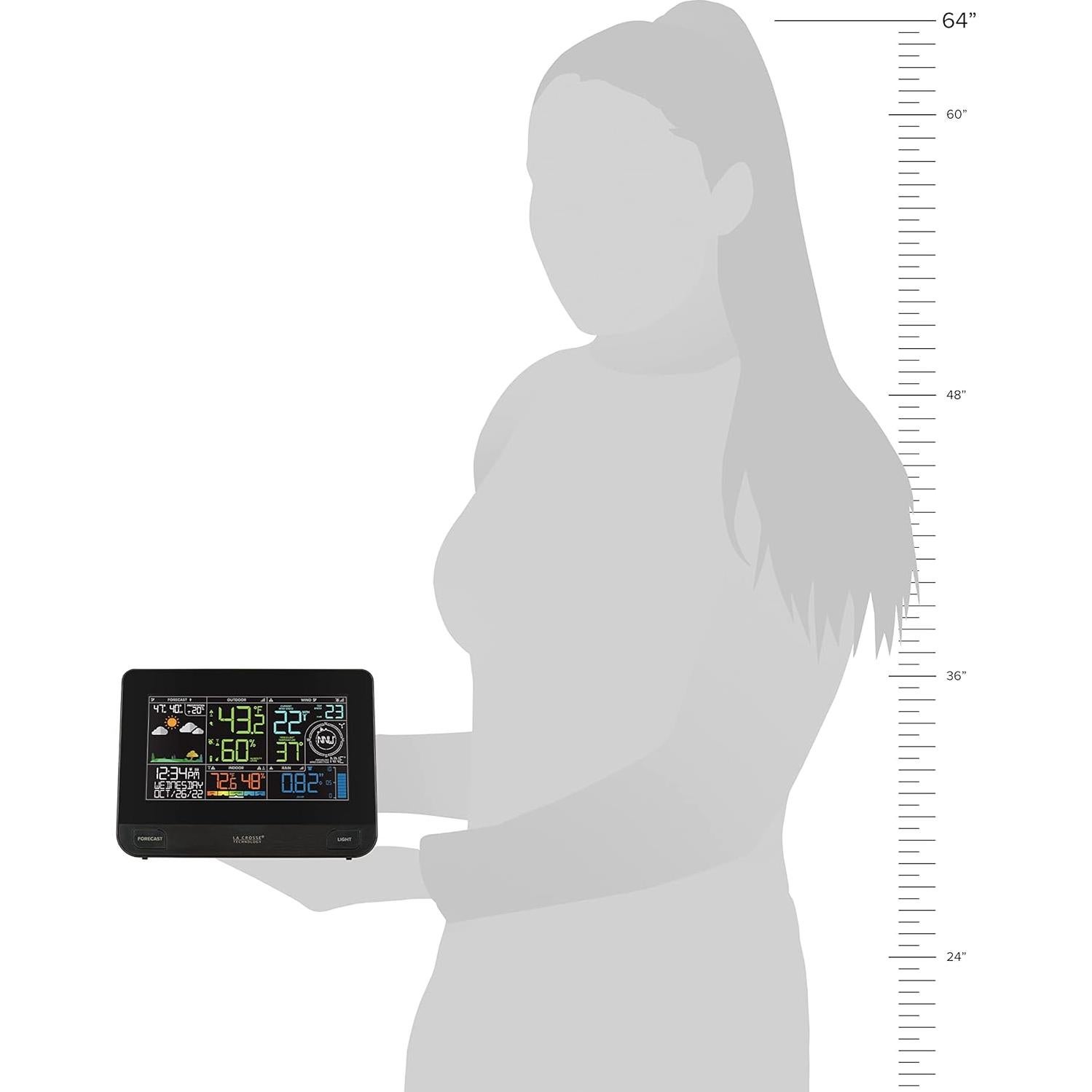 Estación Meteorológica Inalámbrica La Crosse V42-PRO-INT Wi-Fi