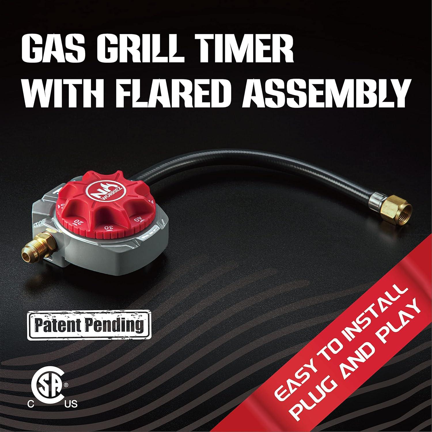 Temporizador de Gas Automático NO WORRIEZ para Parrilla y Horno