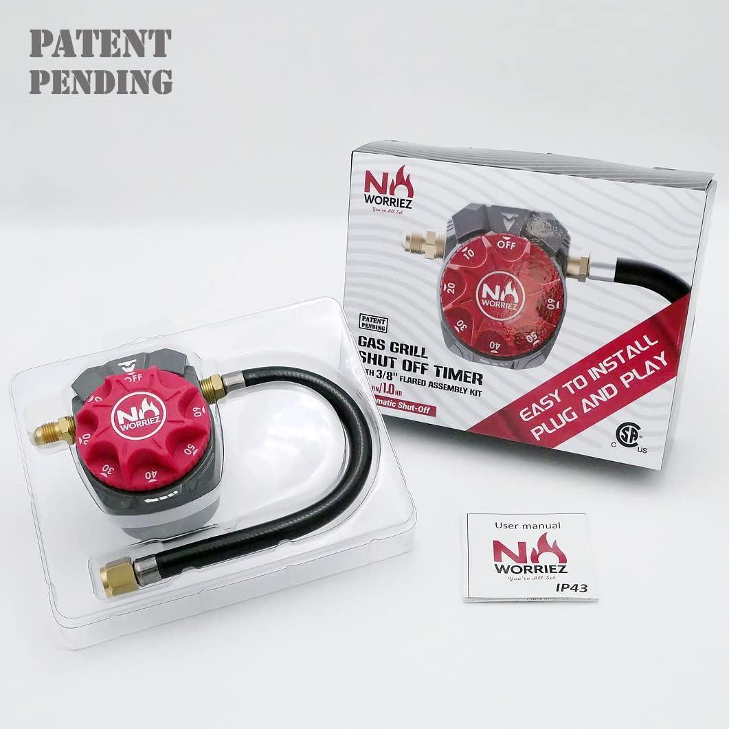 Temporizador de Gas Automático NO WORRIEZ para Parrilla y Horno