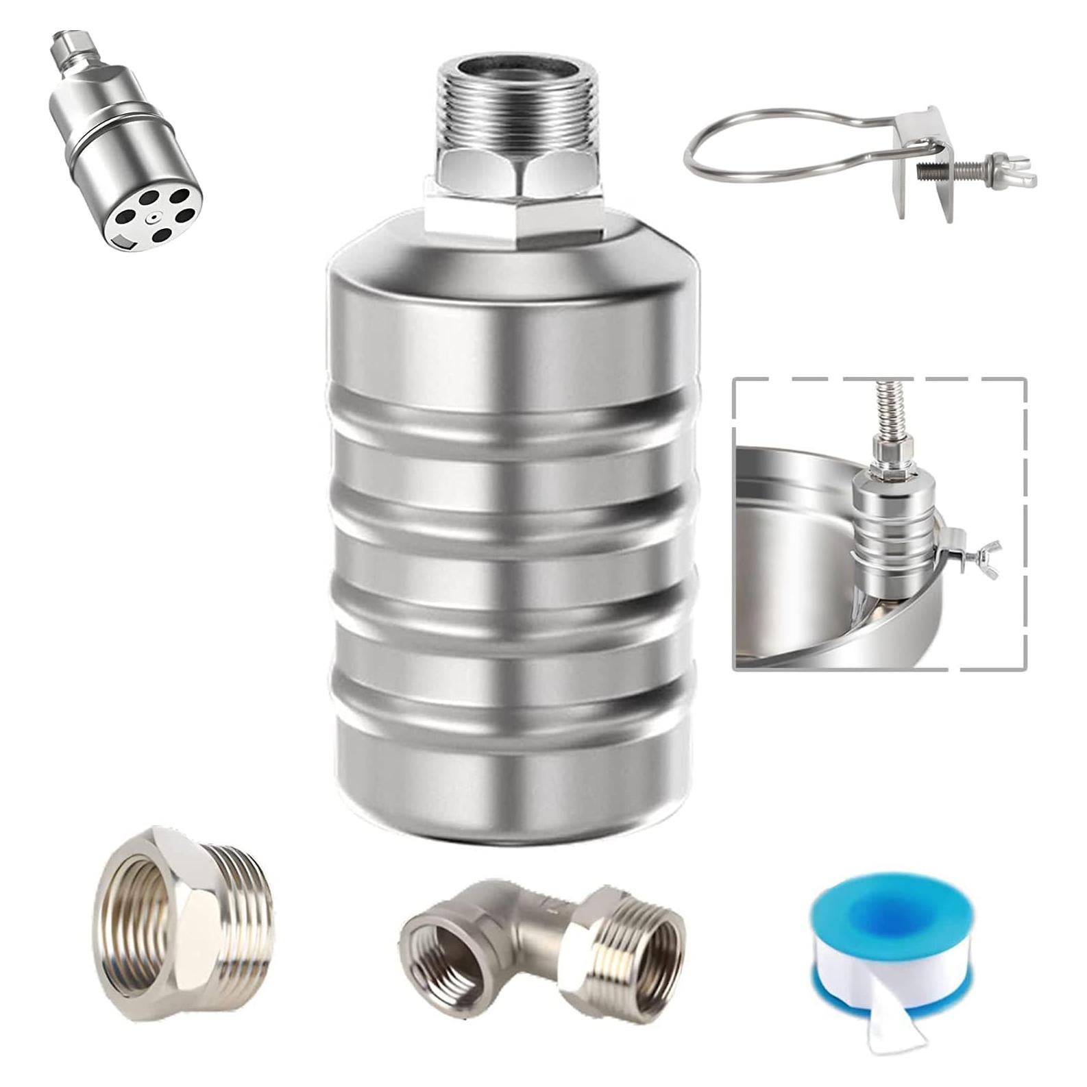 Válvula de Flotador Automática HuseWming 1/2" 3/4" Acero Inoxidable