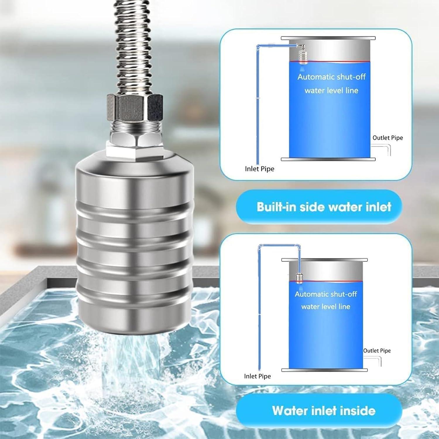 Válvula de Flotador Automática HuseWming 1/2" 3/4" Acero Inoxidable