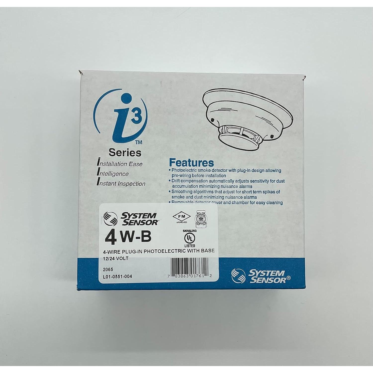 Detector de Humo Fotoeléctrico 4 Hilos ATST I3 4W-B