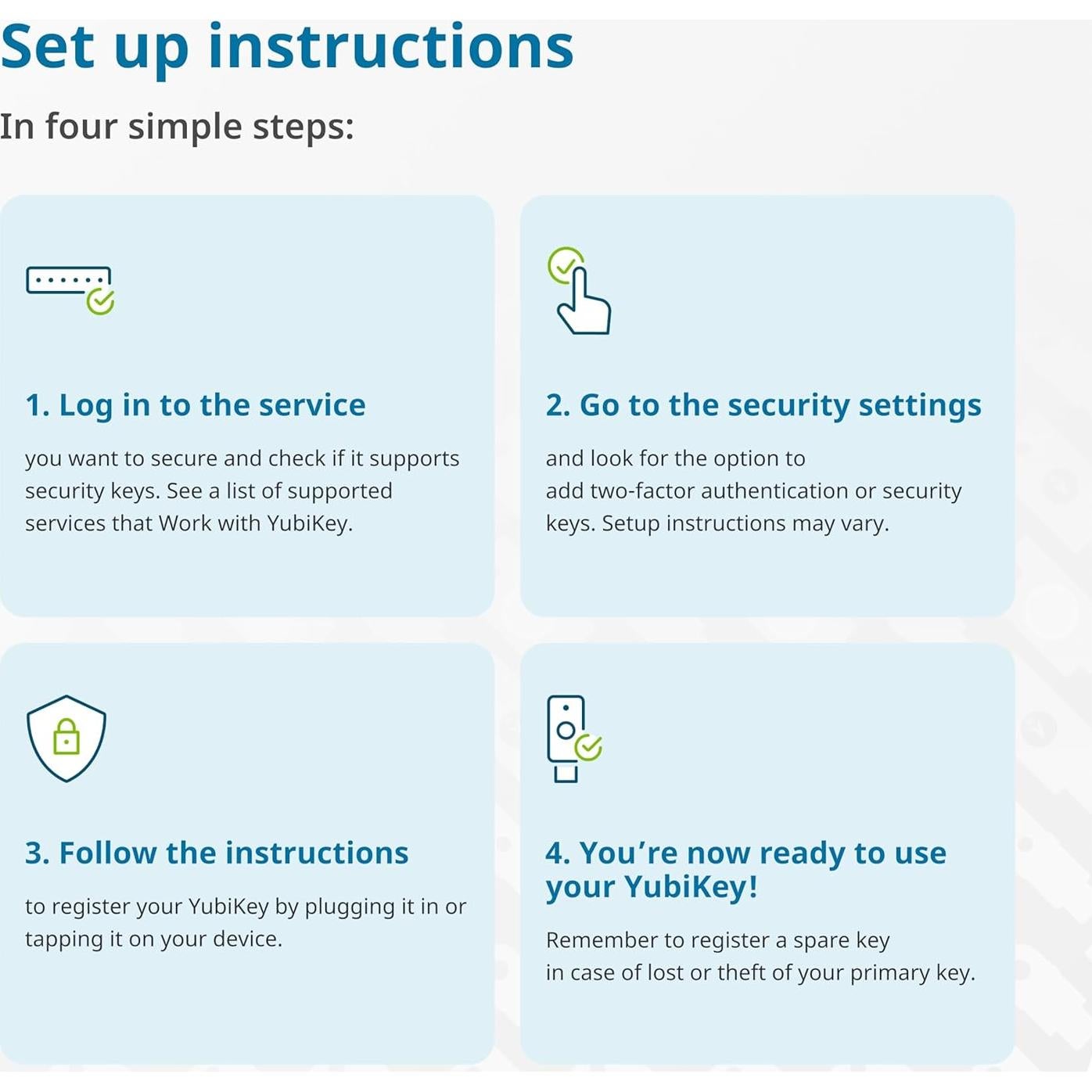 YubiKey 5 NFC - Clave de seguridad 2FA USB-A y NFC