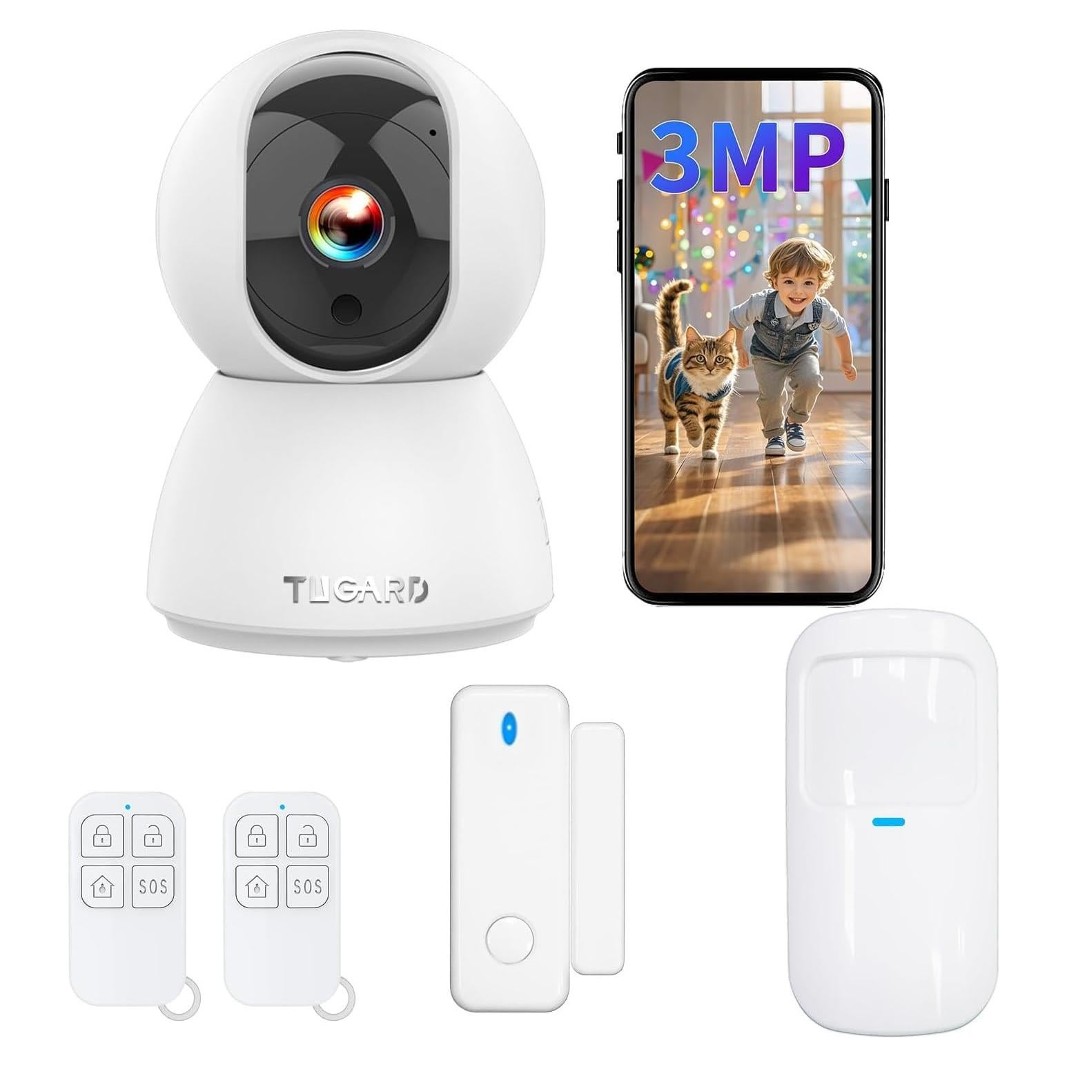 Sistema de Alarma y Cámara de Seguridad TUGARD WiFi 2 en 1