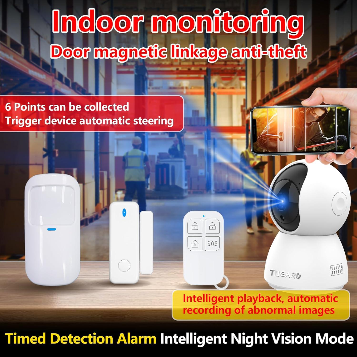 Sistema de Alarma y Cámara de Seguridad TUGARD WiFi 2 en 1