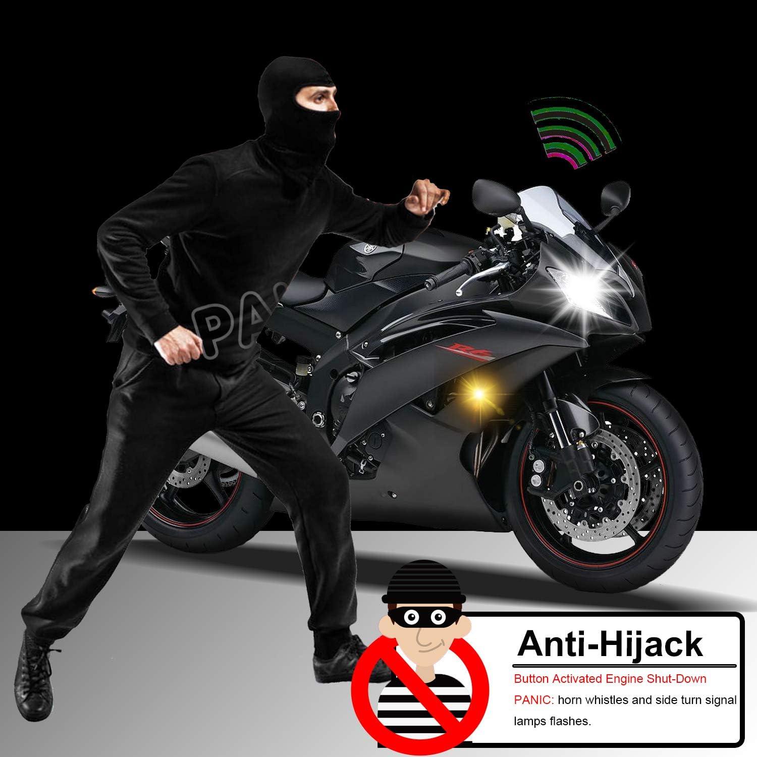 Kit de Seguridad para Motocicleta BlueFire con Alarma 125dB