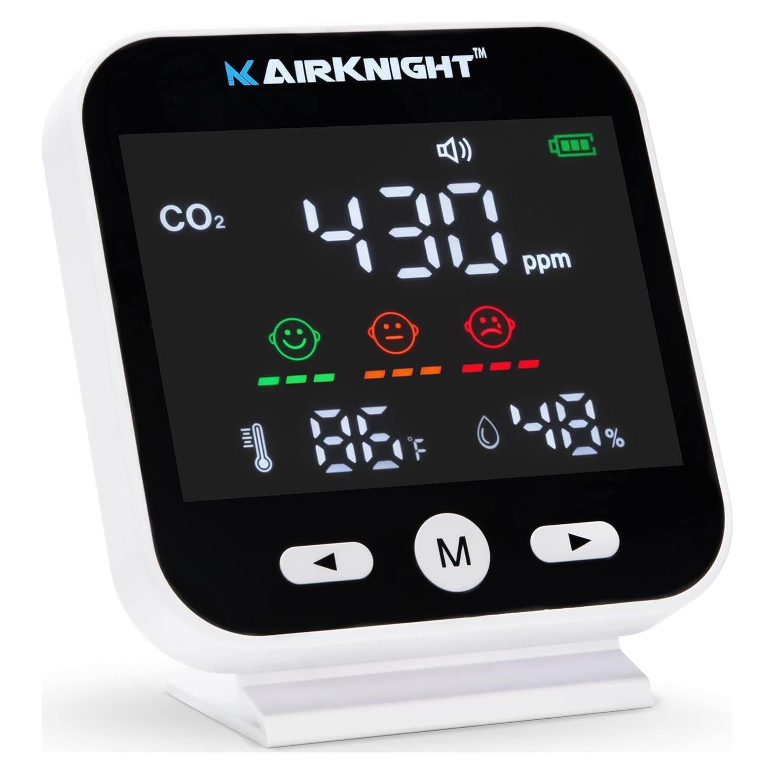 Monitor de CO2 AirKnight ATCO2 con Humedad y Temperatura