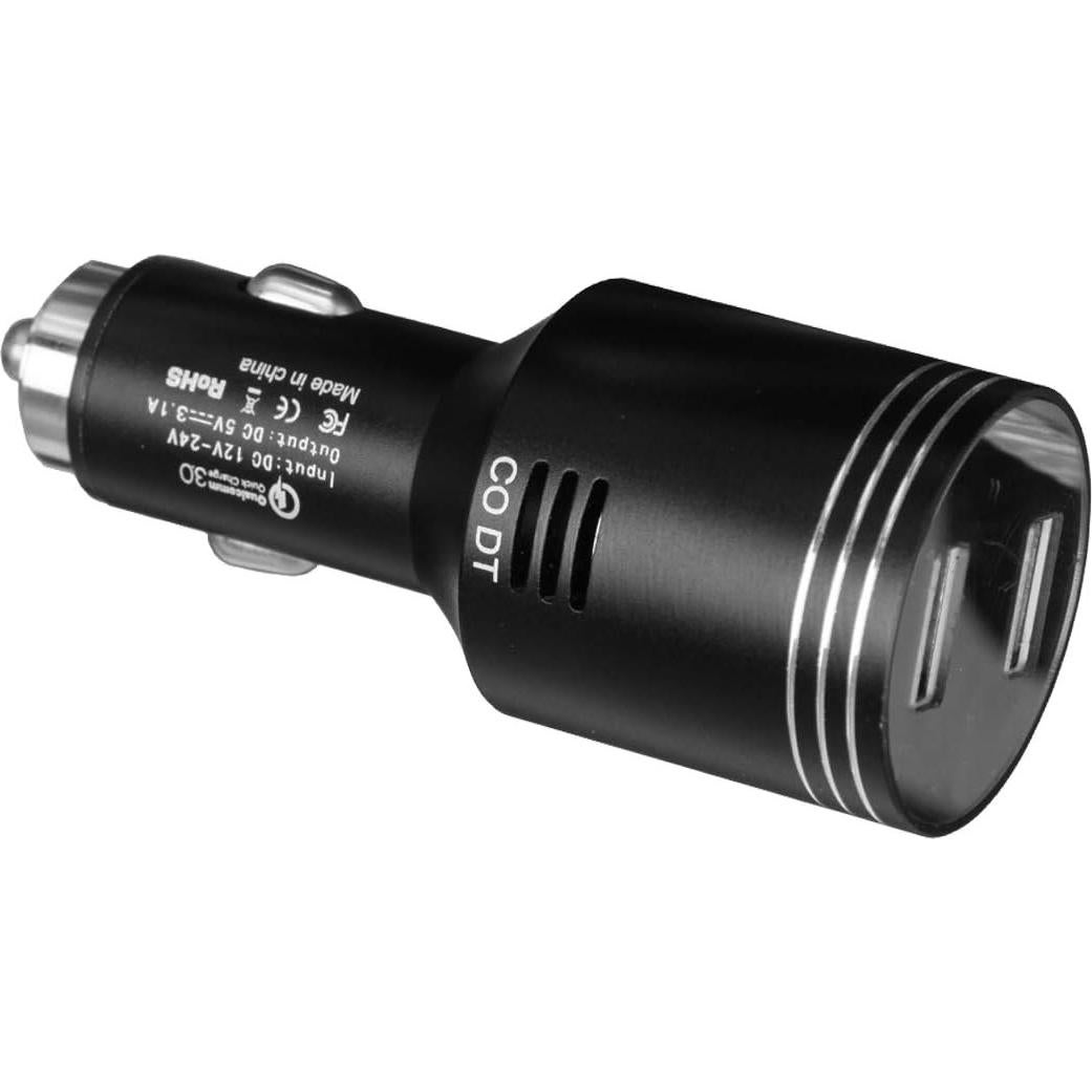 Cargador Rápido con Detector de Monóxido de Carbono Fasohere