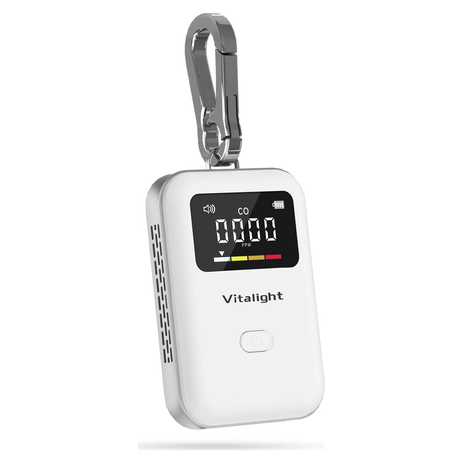 Detector de Monóxido de Carbono Wintall BT07 Portátil 72g