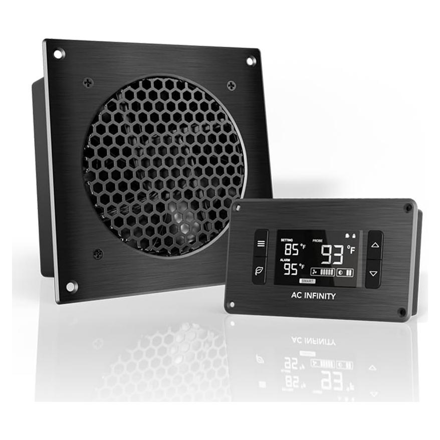 Ventilador Silencioso AC Infinity AIRPLATE T3 6" con Termostato