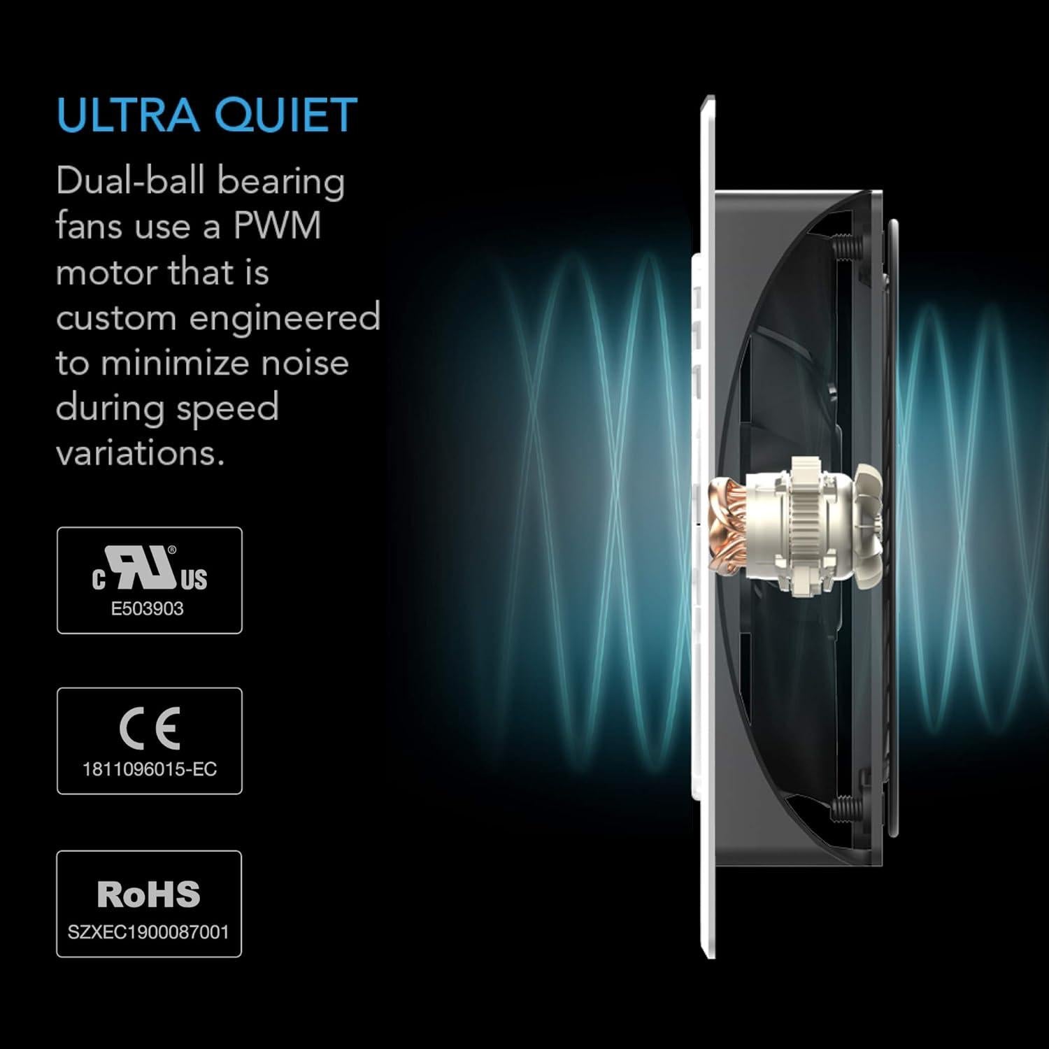 Ventilador Doble Silencioso AC Infinity AIRPLATE T8 16cm Blanco