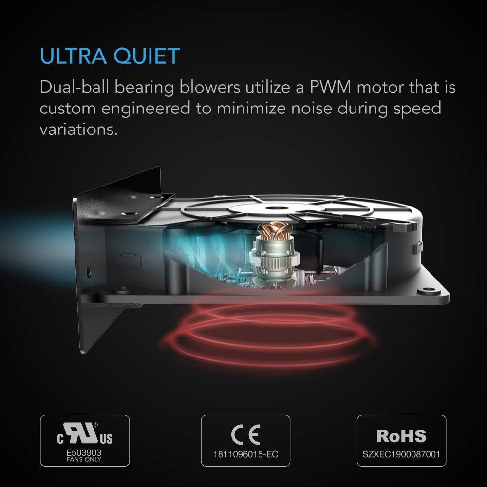 Ventilador Silencioso AC Infinity AIRPLATE S2 6" Control Velocidad