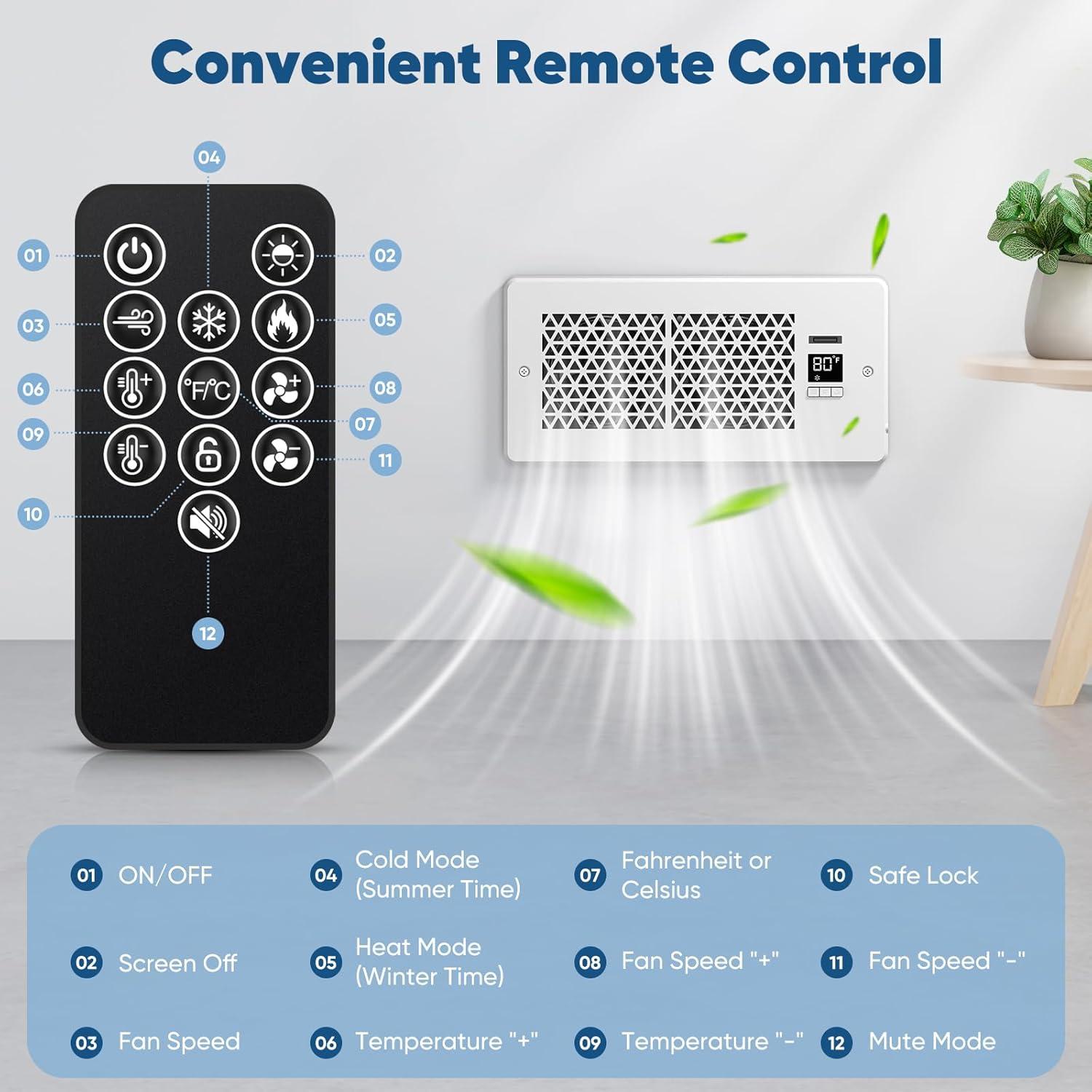 Ventilador Aumentador de Registro MATULSA KE01 Blanco 10 Velocidades