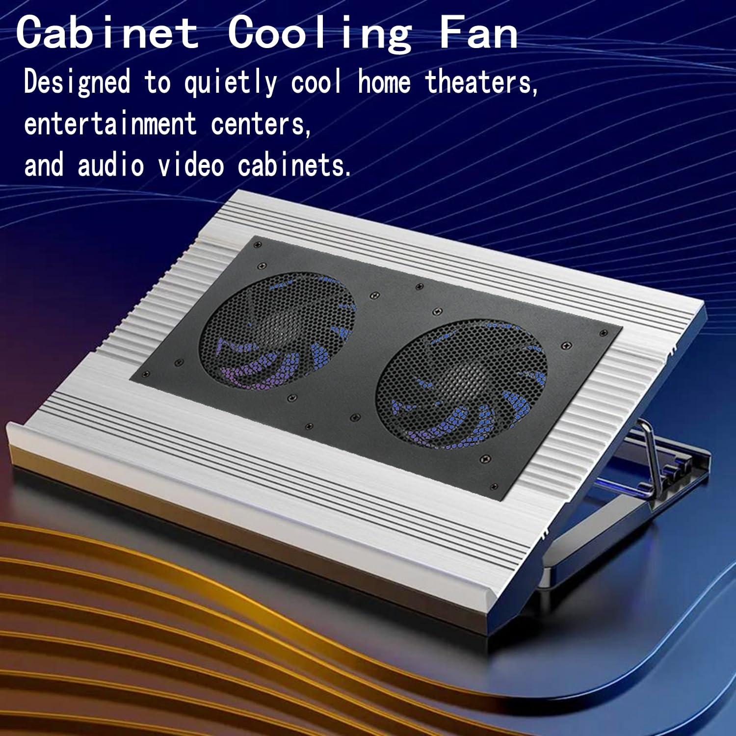 Ventilador de Enfriamiento Nalle Quiet 120mm USB - Paquete de 2