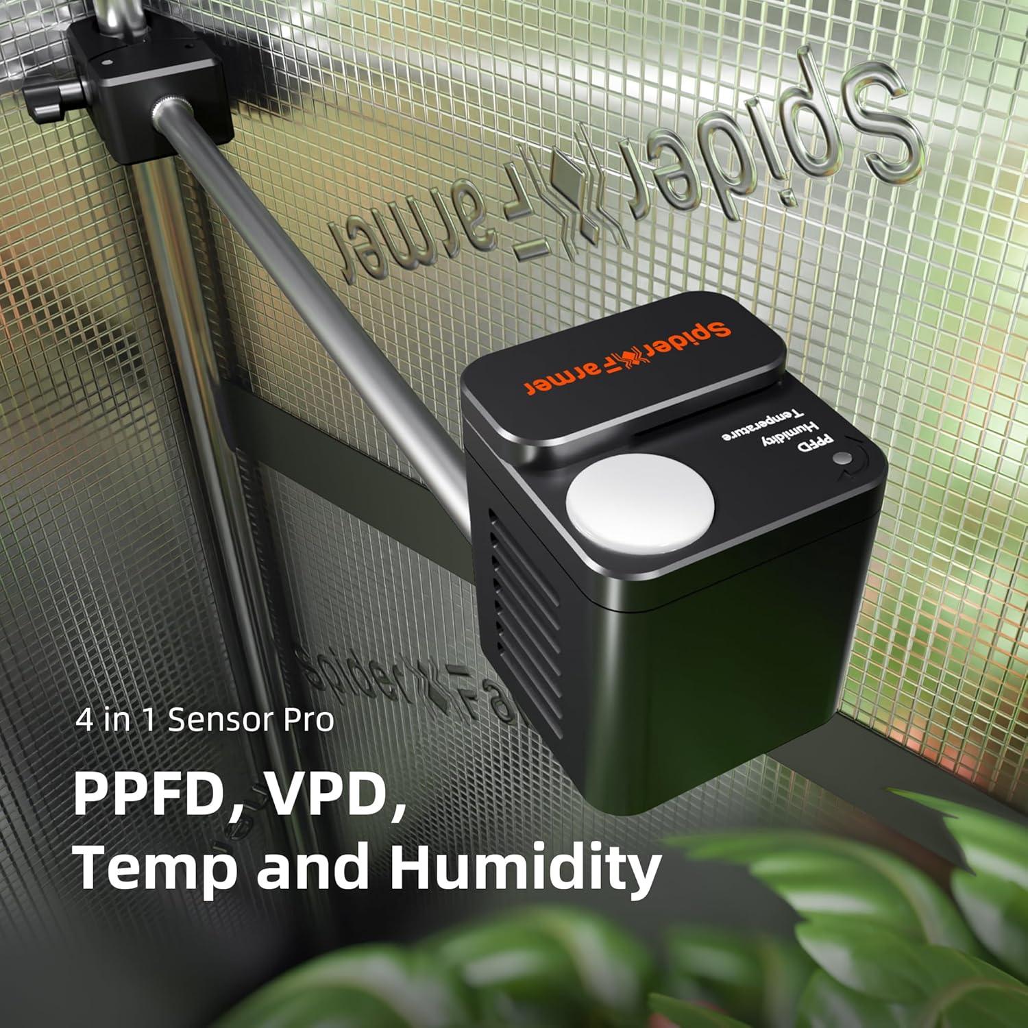 Sensor Pro 4-en-1 Spider Farmer SF-SensorPro VPD/PPFD/Temp/Hum