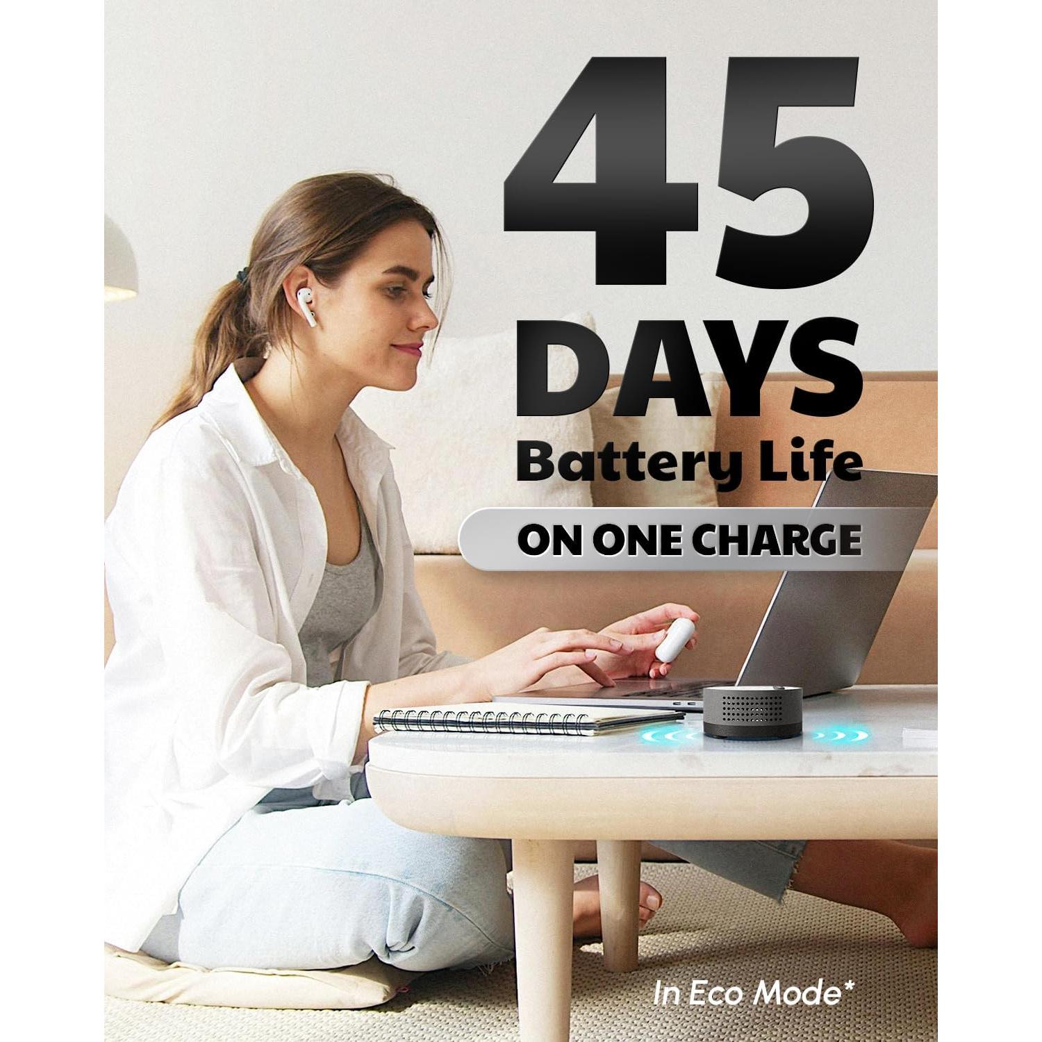 Detector de Radón HOUND-1085, Monitoreo Portátil y Recargable