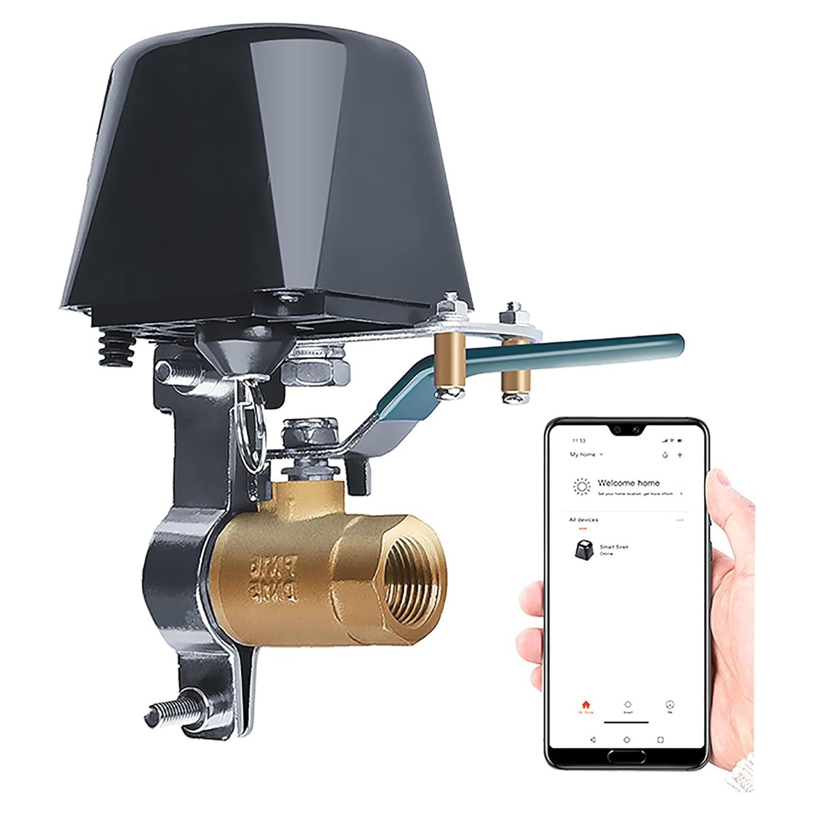 Válvula de Agua Wifi Inteligente Gaoducash 12V Cobre