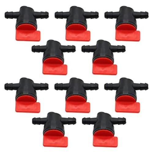 10 Válvulas de Corte de Combustible 1/4" Nakkaa para Motocicleta