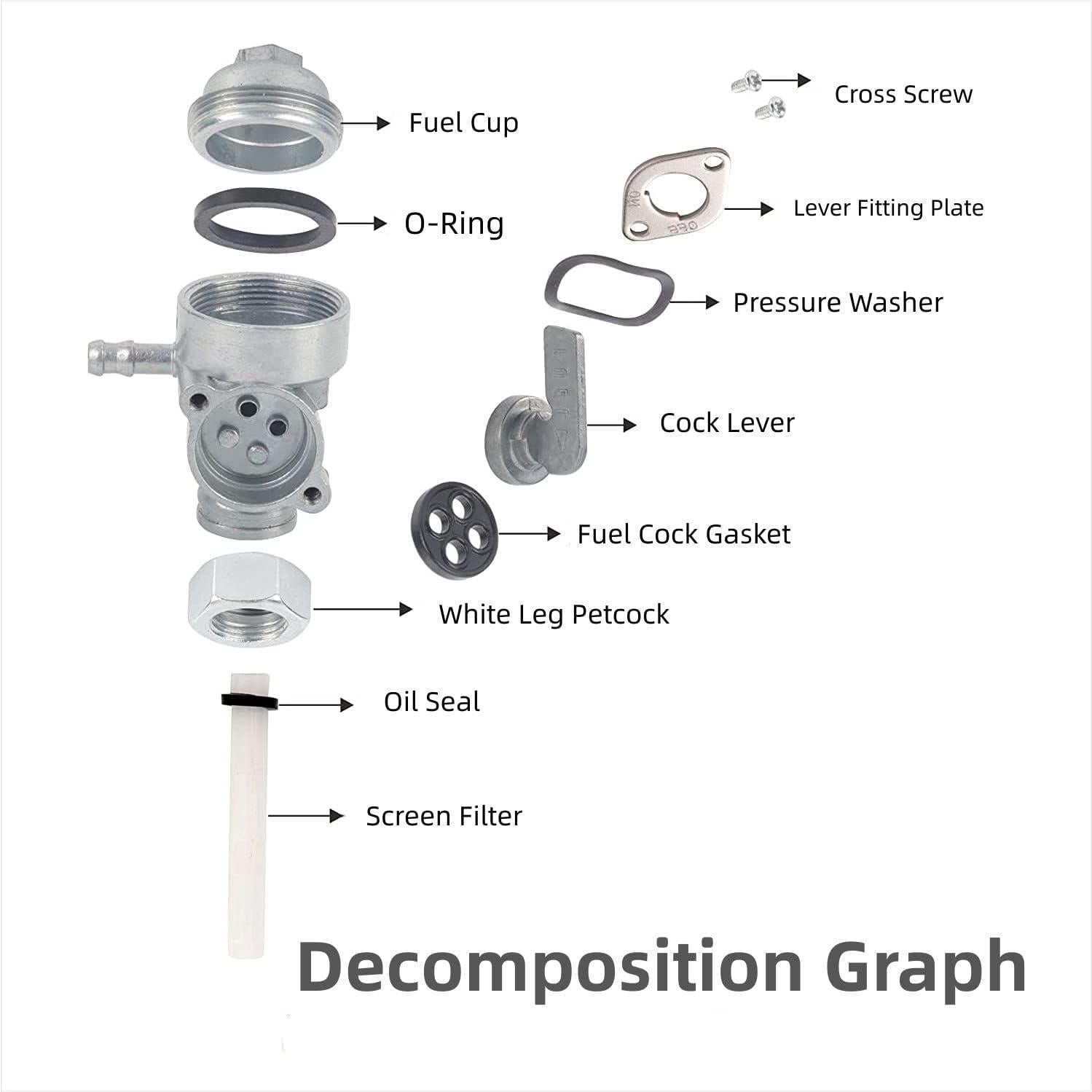 Válvula de Cierre de Tanque de Combustible Mytkoj 16mm