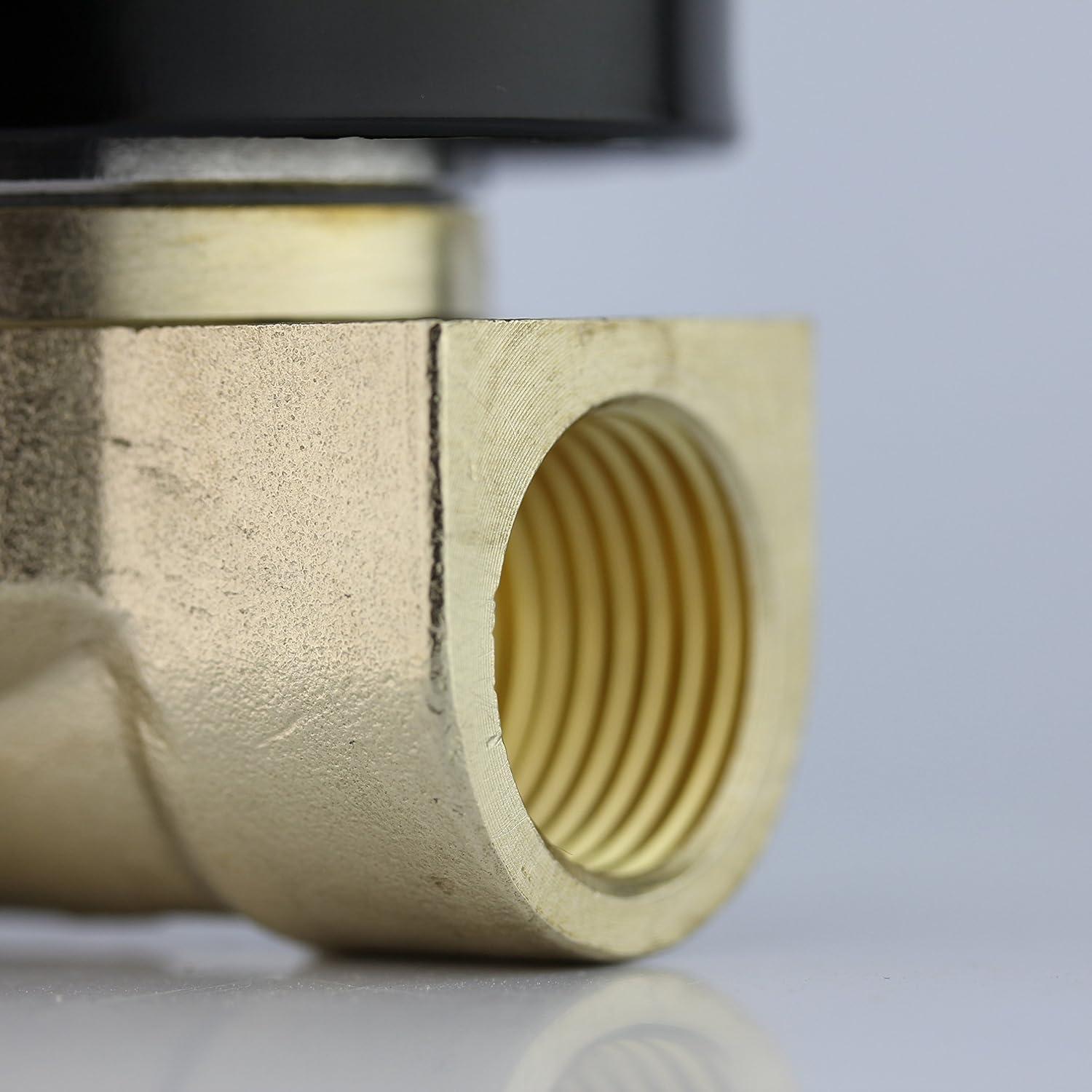 Válvula Solenoide Eléctrica U.S. Solid 3/8" 12V DC Junta VITON