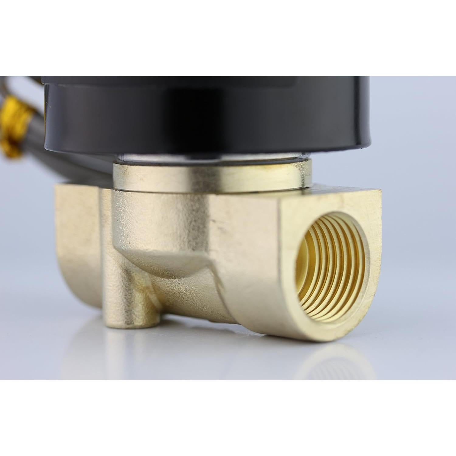 Válvula Solenoide Eléctrica U.S. Solid 3/8" 12V DC Junta VITON