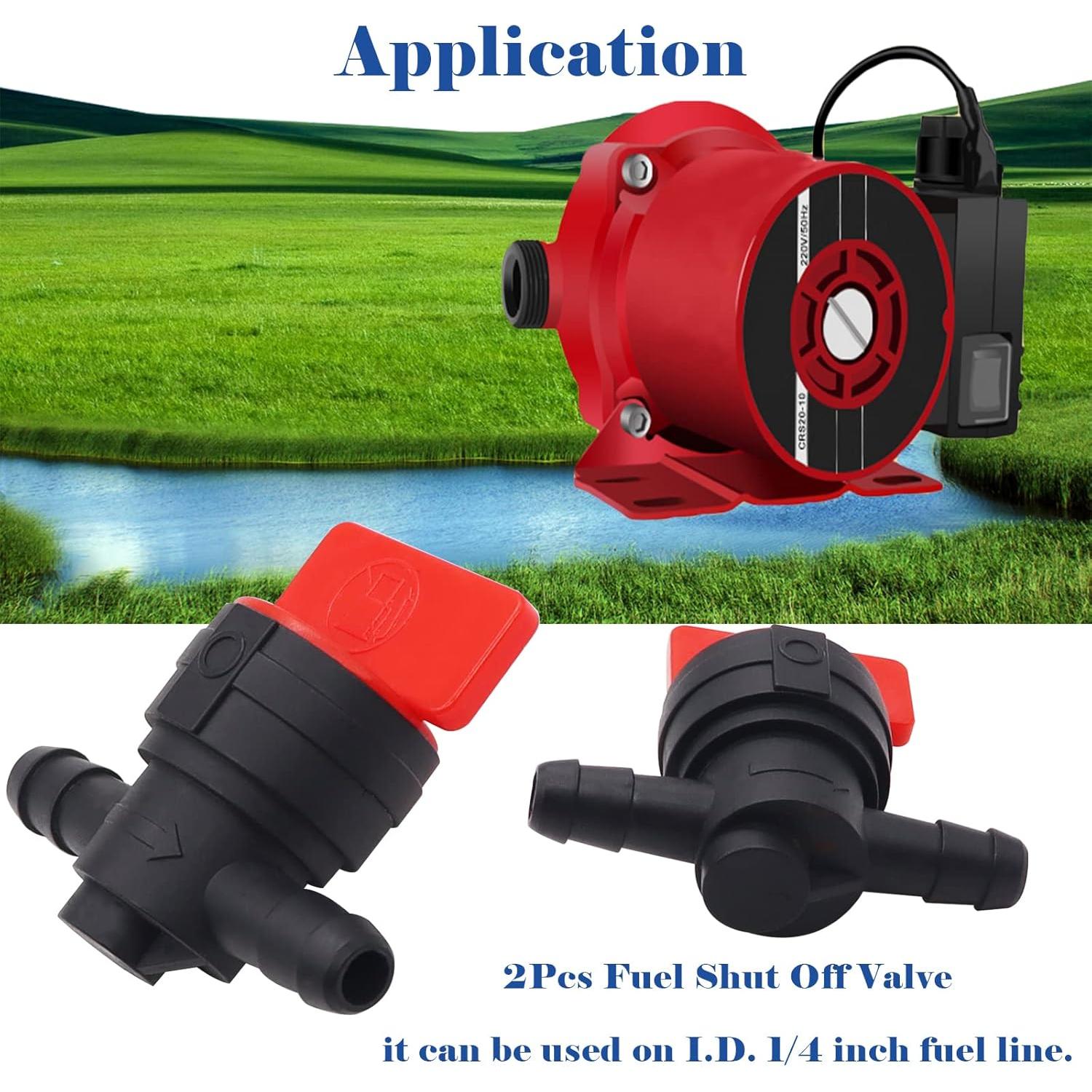 Válvula de Corte de Combustible Tnisesm 2 Piezas 6.35mm