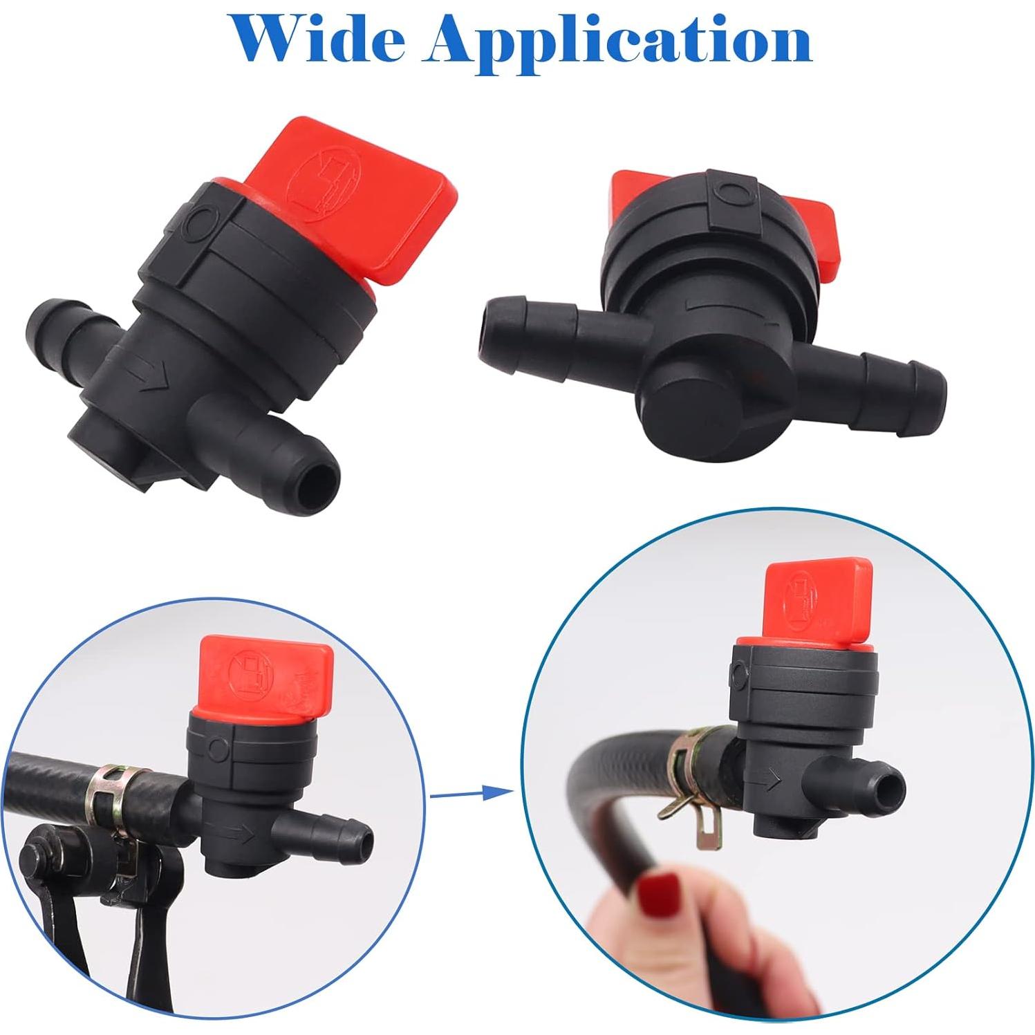 Válvula de Corte de Combustible Tnisesm 2 Piezas 6.35mm