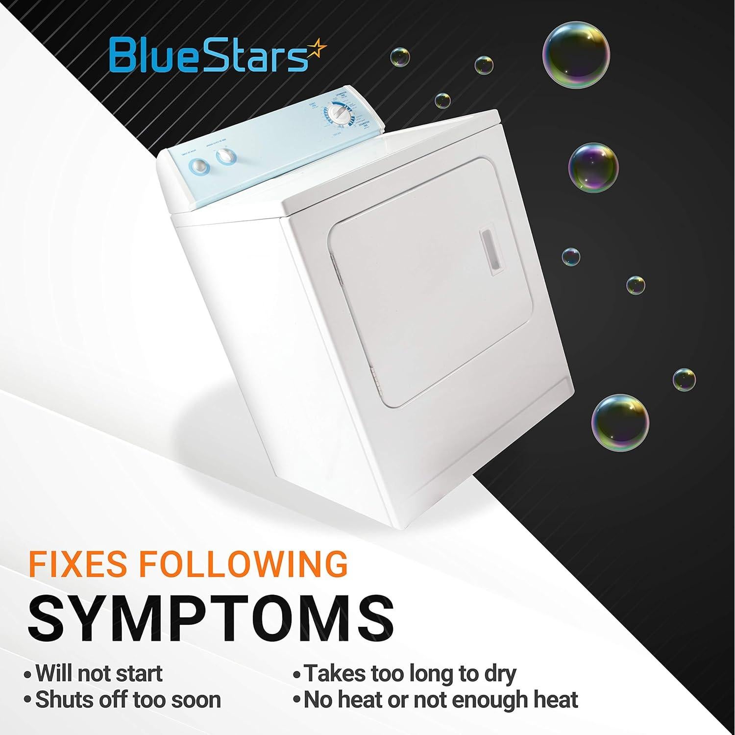 Kit de Repuestos para Secadora BlueStars: Sensor 338906, Bobina 279834 y Fusible 3392519