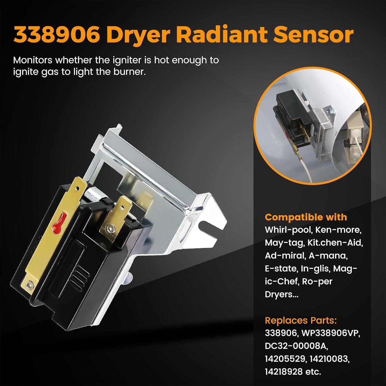 Kit de Reparación Secadora Gas NISHCON 279311 279834 338906