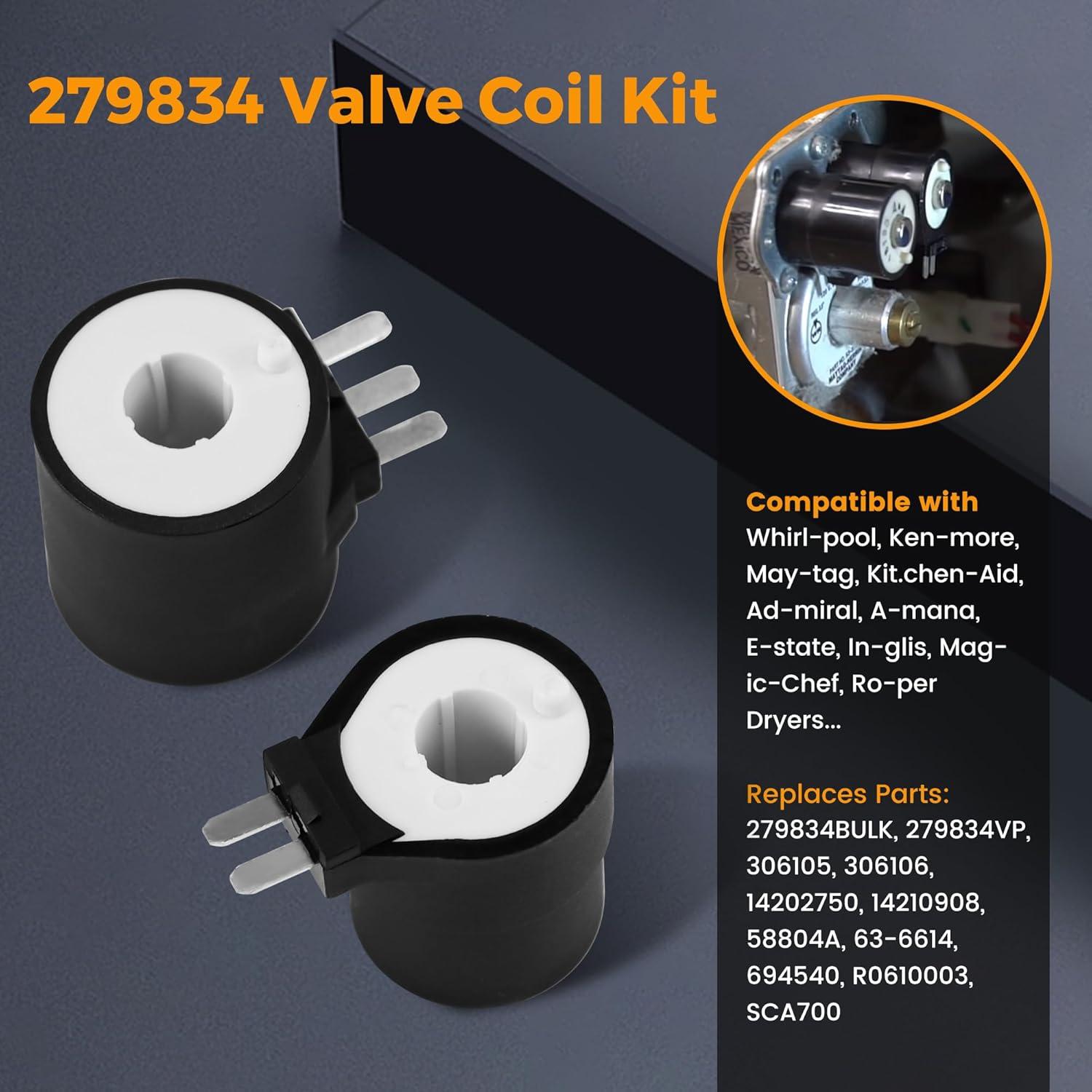 Kit de Reparación Secadora Gas NISHCON 279311 279834 338906