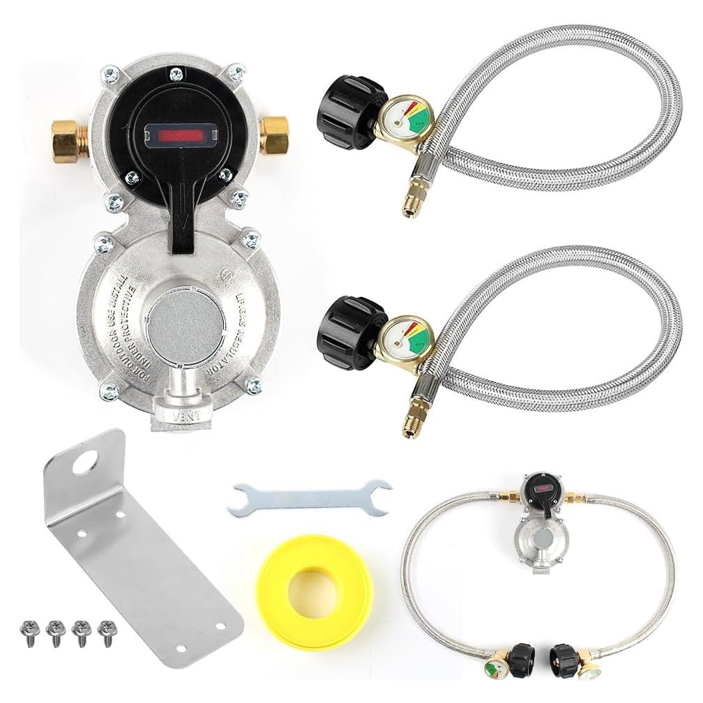 Regulador de Propano LP Samplife 2 Tanques Automático 1.15 kg