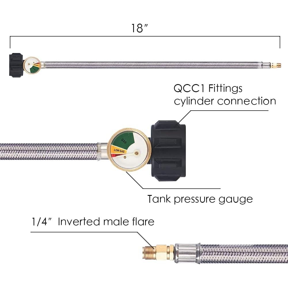 Regulador de Propano LP Samplife 2 Tanques Automático 1.15 kg